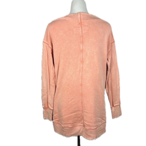 Pilcro By Anthropologie Coral Donna Tunic Pullover Sweatshirt Slouchy Easy Sz S - Picture 3 of 13